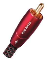 AudioQuest - Red River 6.6' RCA Interconnect Cable - Black/Red - Angle_Zoom