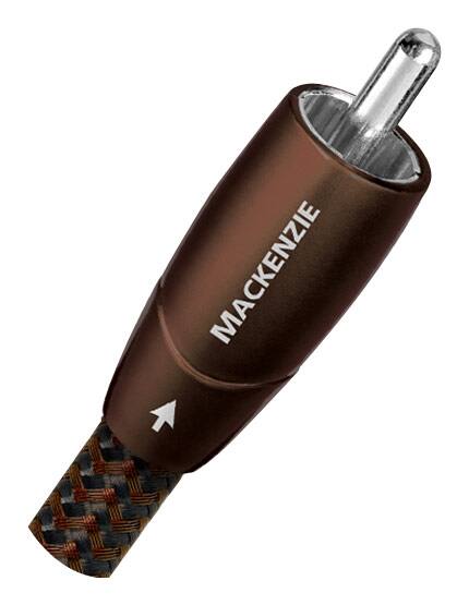 Angle. AudioQuest - Mackenzie 6.6' RCA Interconnect Cable - Black/Brown.