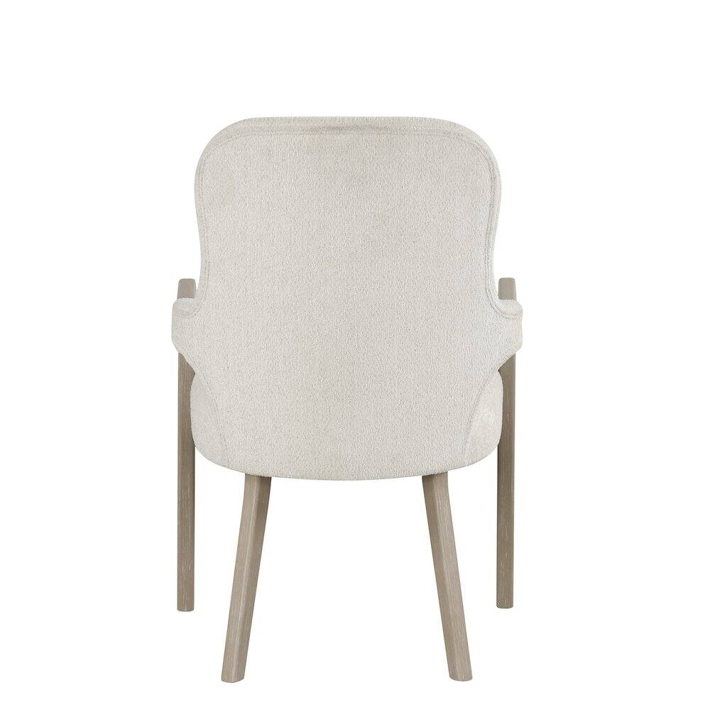Alt View 2. New Classic Furniture - Gwendolyn Wood Dining Arm Chair in Taupe (Set of 2) - Taupe.