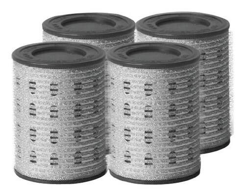 FHI Heat - RUNWAY IQ Session Styling Rapid-Heat Rollers (4-Pack) - Silver - Angle