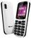 Front Standard. Blu - Aria T174 Cell Phone (Unlocked) - White/Black.
