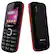 Front Standard. Blu - Aria T174 Cell Phone (Unlocked) - Black/Red.