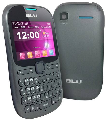 Front Standard. Blu - Hero Pro Cell Phone (Unlocked) - Gray.