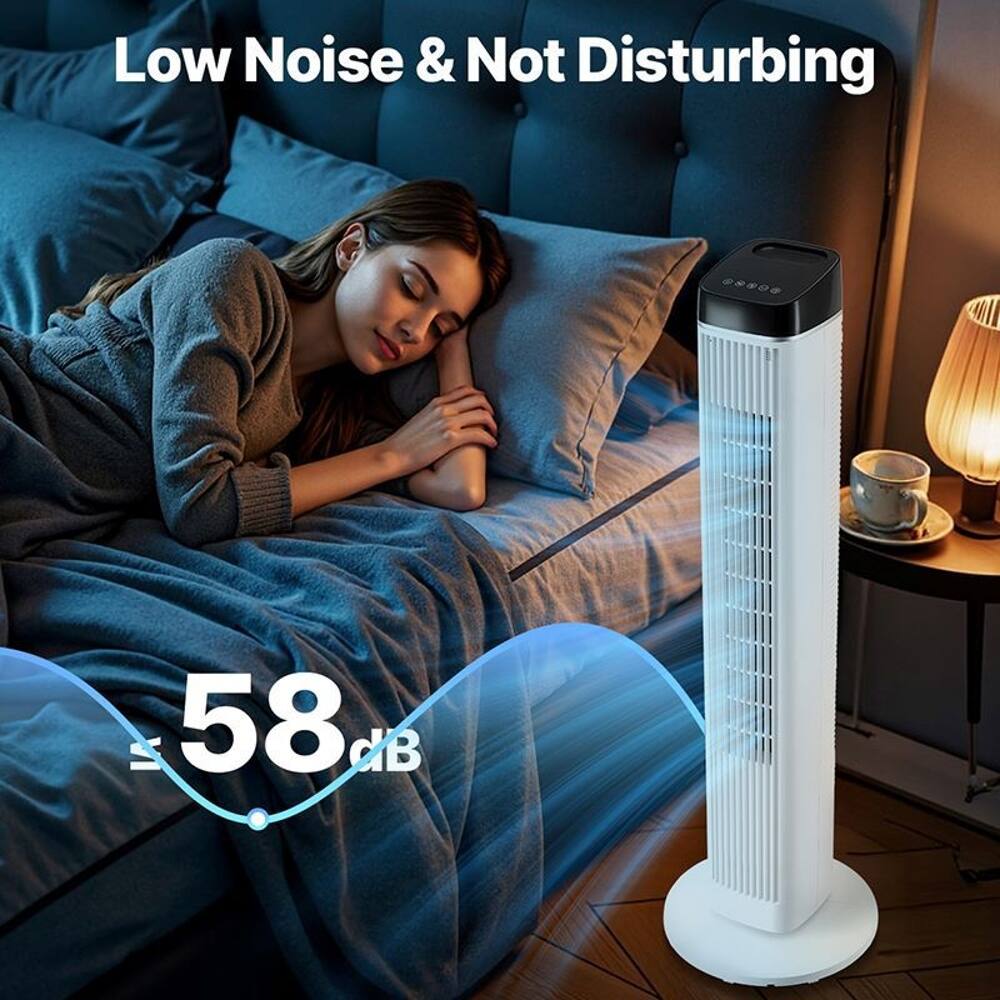 Low Noise & Not Disturbing  
58 dB
