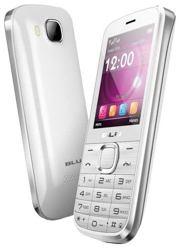Front Standard. Blu - Diva T272T Cell Phone (Unlocked) - White.