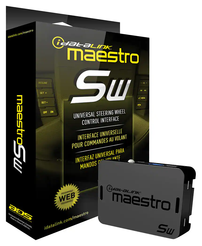 Maestro Universal Analog Steering Wheel Interface Black ADS--MSW - Best Buy