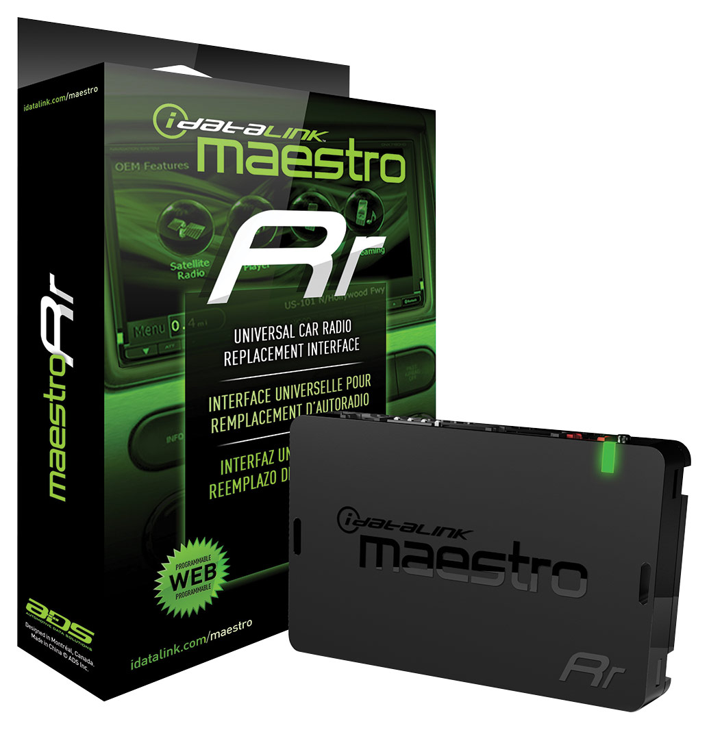 Maestro Radio Replacement and Steering Wheel Interface for Select Vehicles  Black ADS-MRR - Best Buy