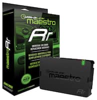 Maestro - Radio Replacement and Steering Wheel Interface for Select Vehicles - Black - Front_Standard