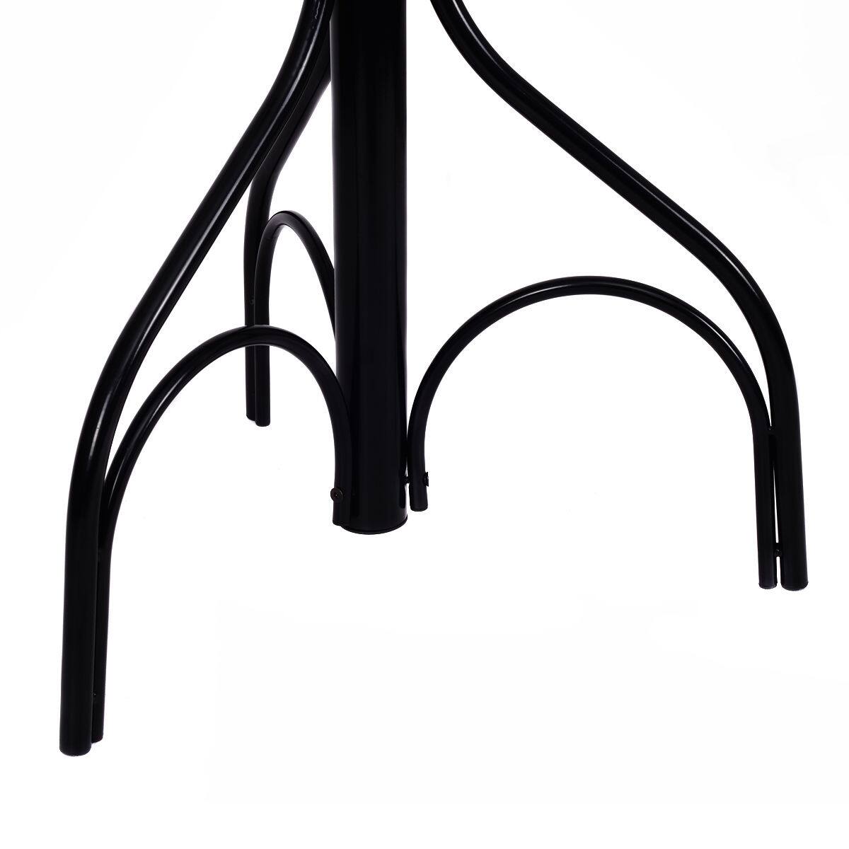 Alt View 7. Costway - Costway Metal Coat Hat Rack Organizer Clothes Hanger Hooks Tree Stand Umbrella Holder - Black.