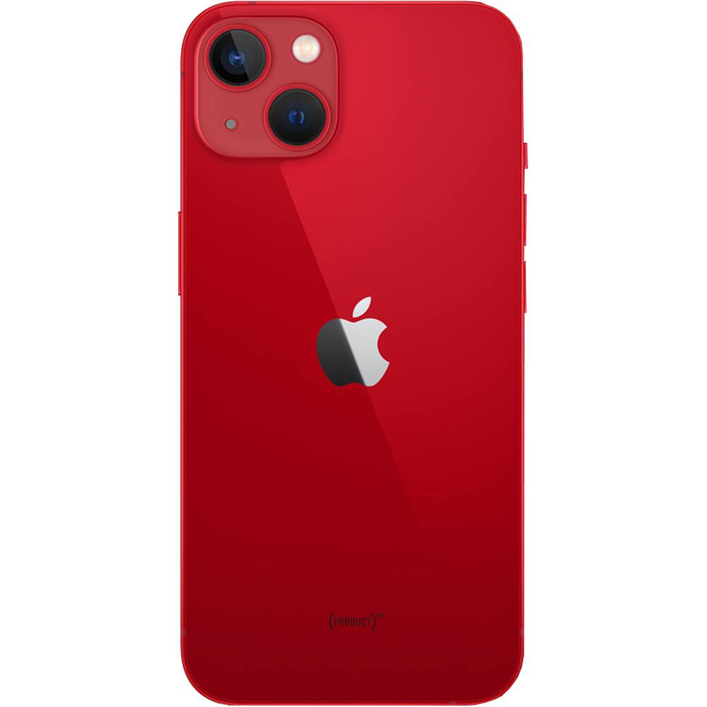 Back. Apple - iPhone 13 A2482 (Fully Unlocked) 128GB - Red.