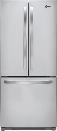  LG - 19.7 Cu. Ft. French Door Refrigerator - Stainless-Steel
