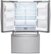 Alt View Zoom 2. LG - 24.1 Cu. Ft. French Door Refrigerator with Thru-the-Door Ice and Water - Stainless Steel.