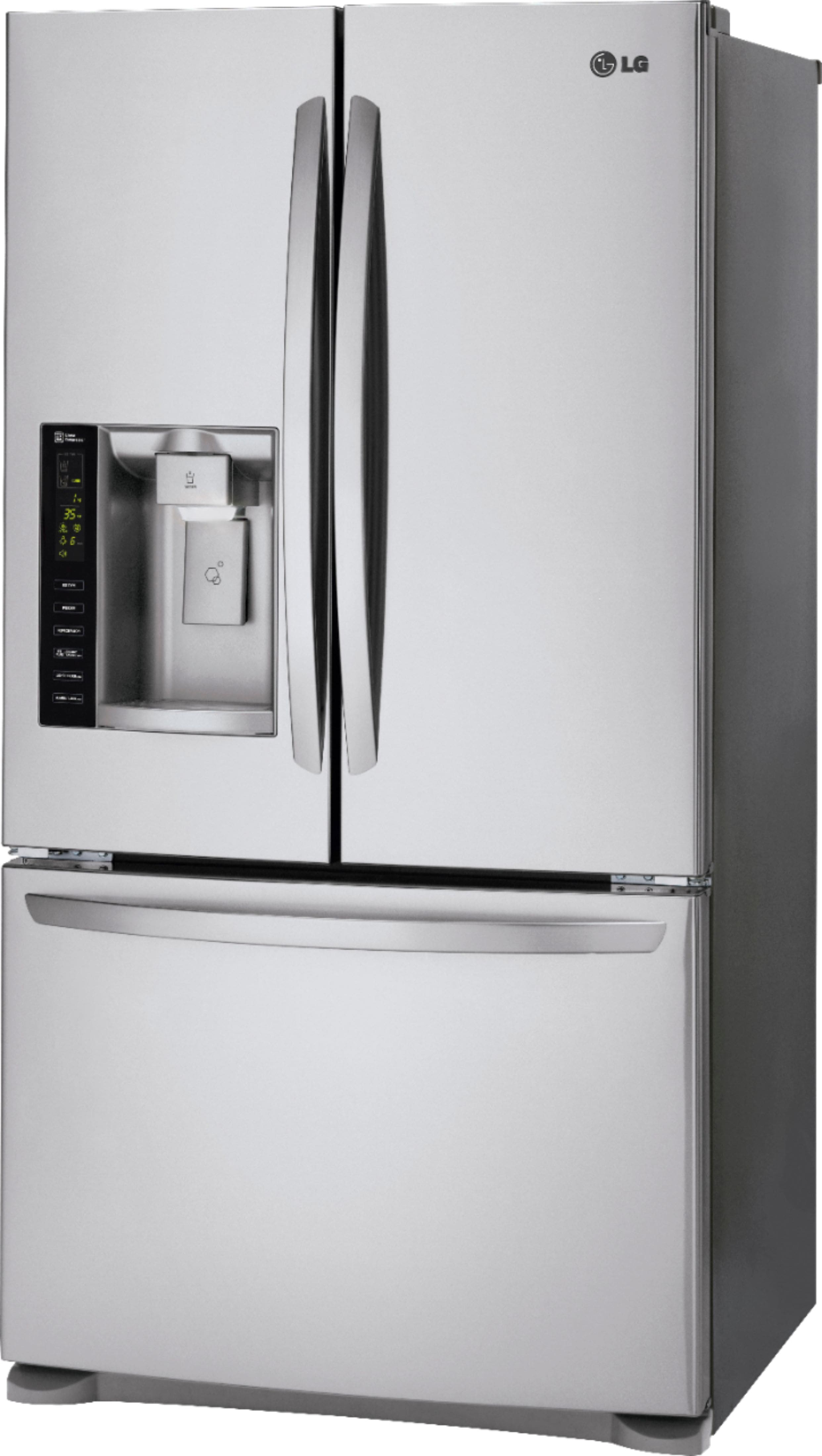 Best Buy: LG 24.1 Cu. Ft. French Door Refrigerator with Thru-the-Door ...