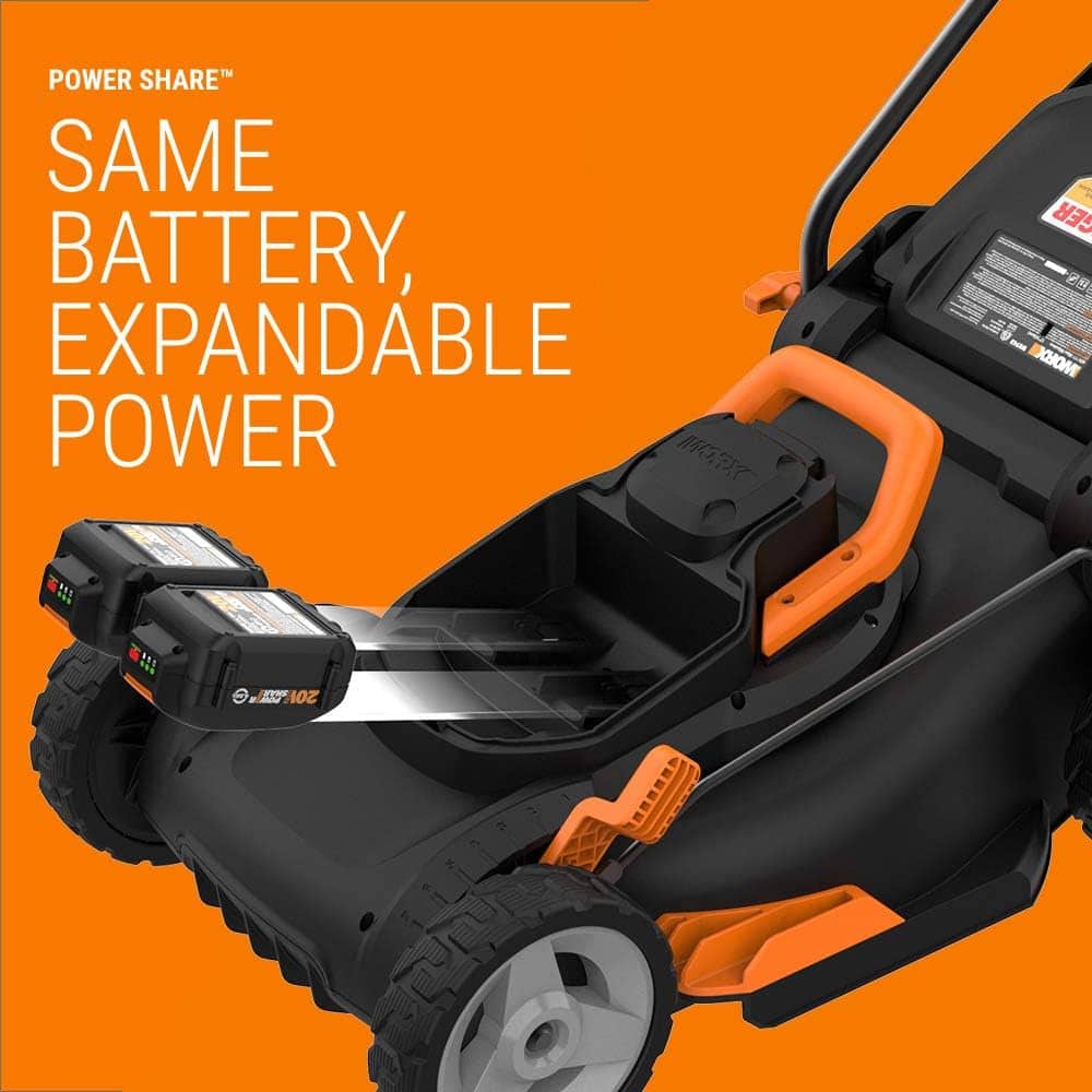 The text on the image reads: "SAME BATTERY, EXPANDABLE POWER."