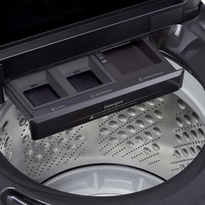 LG 5.0 Cu. Ft. High Efficiency Smart Top Load Washer with LG 5.0 Cu. Ft. High Efficiency Smart Top Load Washer with