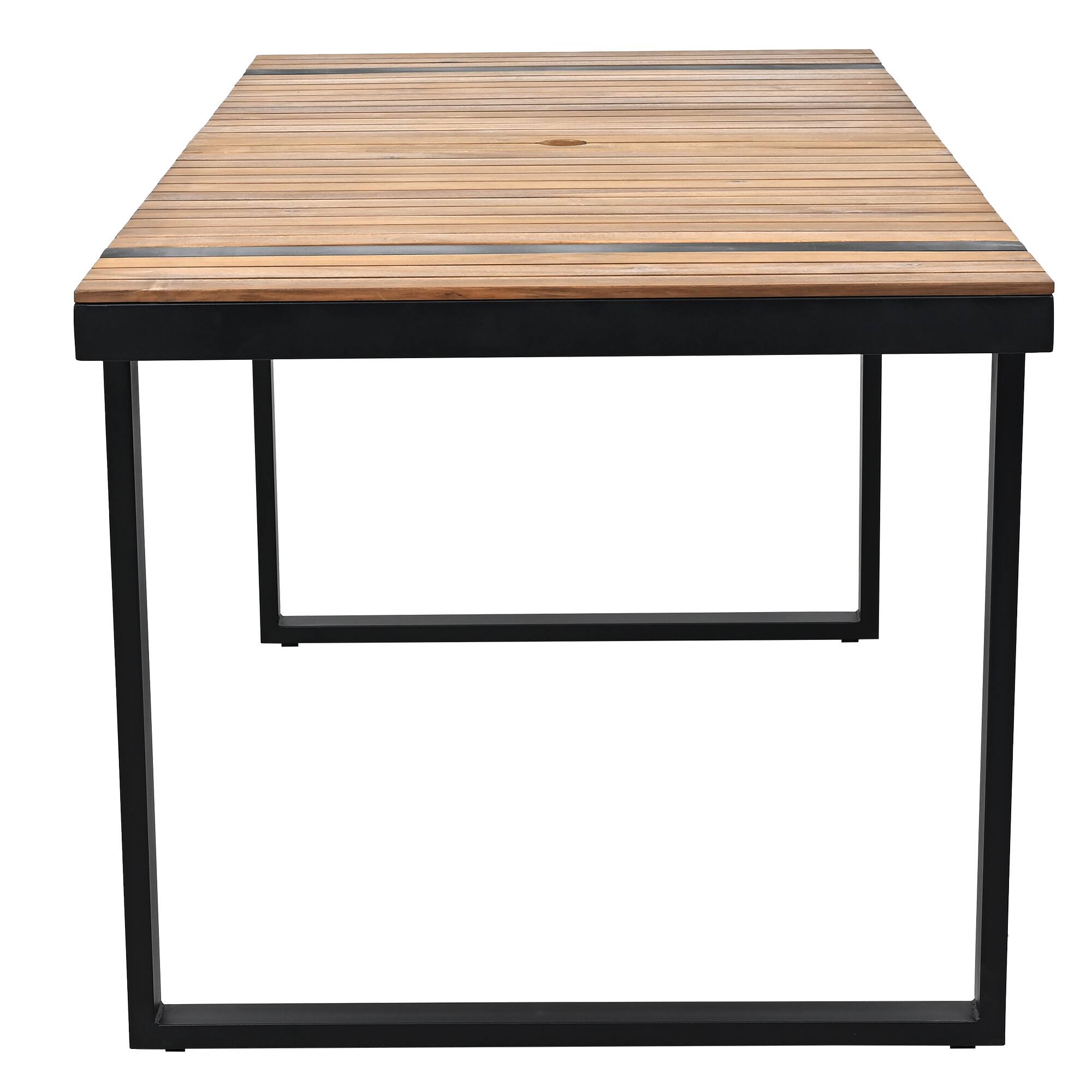 Alt View 1. Mondawe - 7 Pieces Outdoor Dining Set with Removable Cushions - Beige.