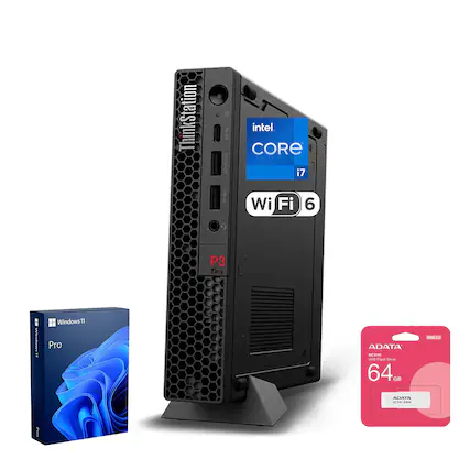 ThinkStation P3 Tiny
Intel Core i7
Wi-Fi 6
Windows 11 Pro
ADATA UC310 64 GB USB Flash Drive
