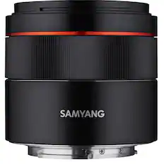Front. Samyang - Samyang 45mm f/1.8 FE Lens for Sony E.