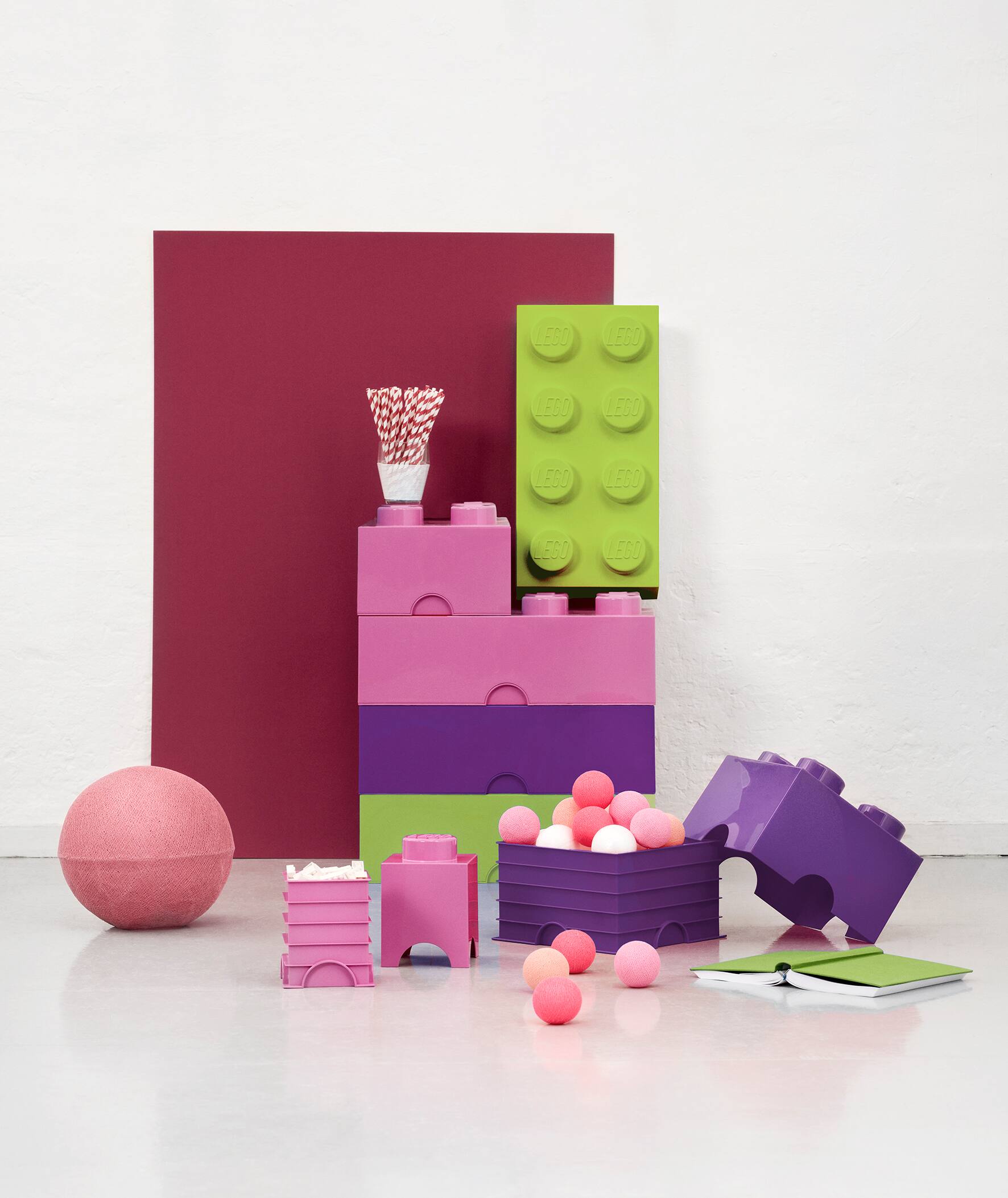 Room Copenhagen LEGO Storage Brick 4, White G848442025140 Best Buy