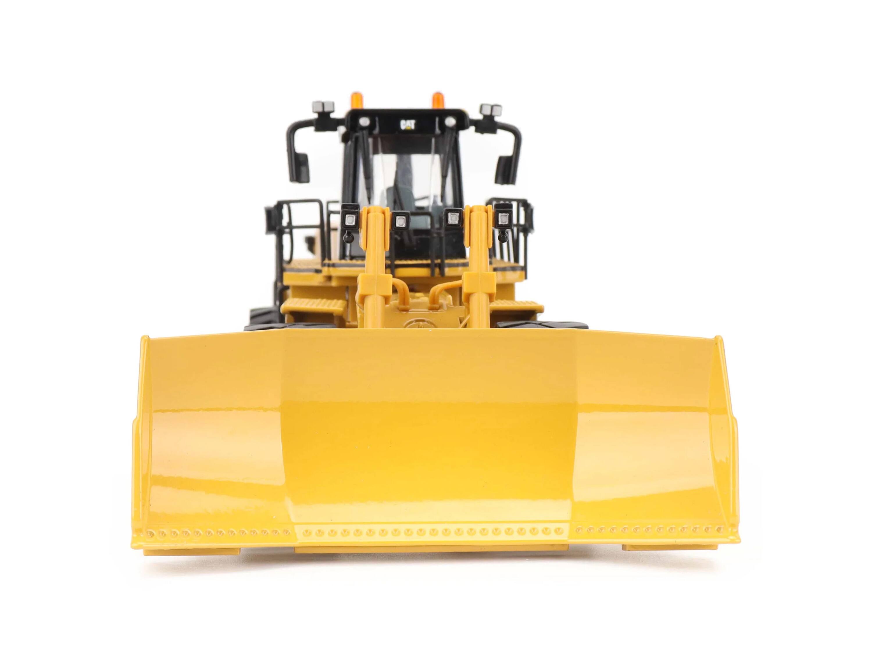 Back. Diecast Masters - CAT Caterpillar 854K Wheel Loader Yellow "Core Classics Series" 1/50 Diecast Model by Diecast Masters - Yellow .