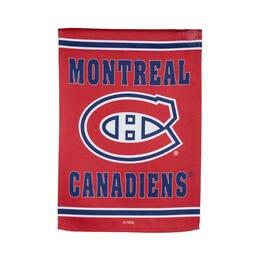 Evergreen Enterprises - Montreal Canadiens 12.5" x 18" Double-Sided Embossed Suede Garden Flag - Multicolor