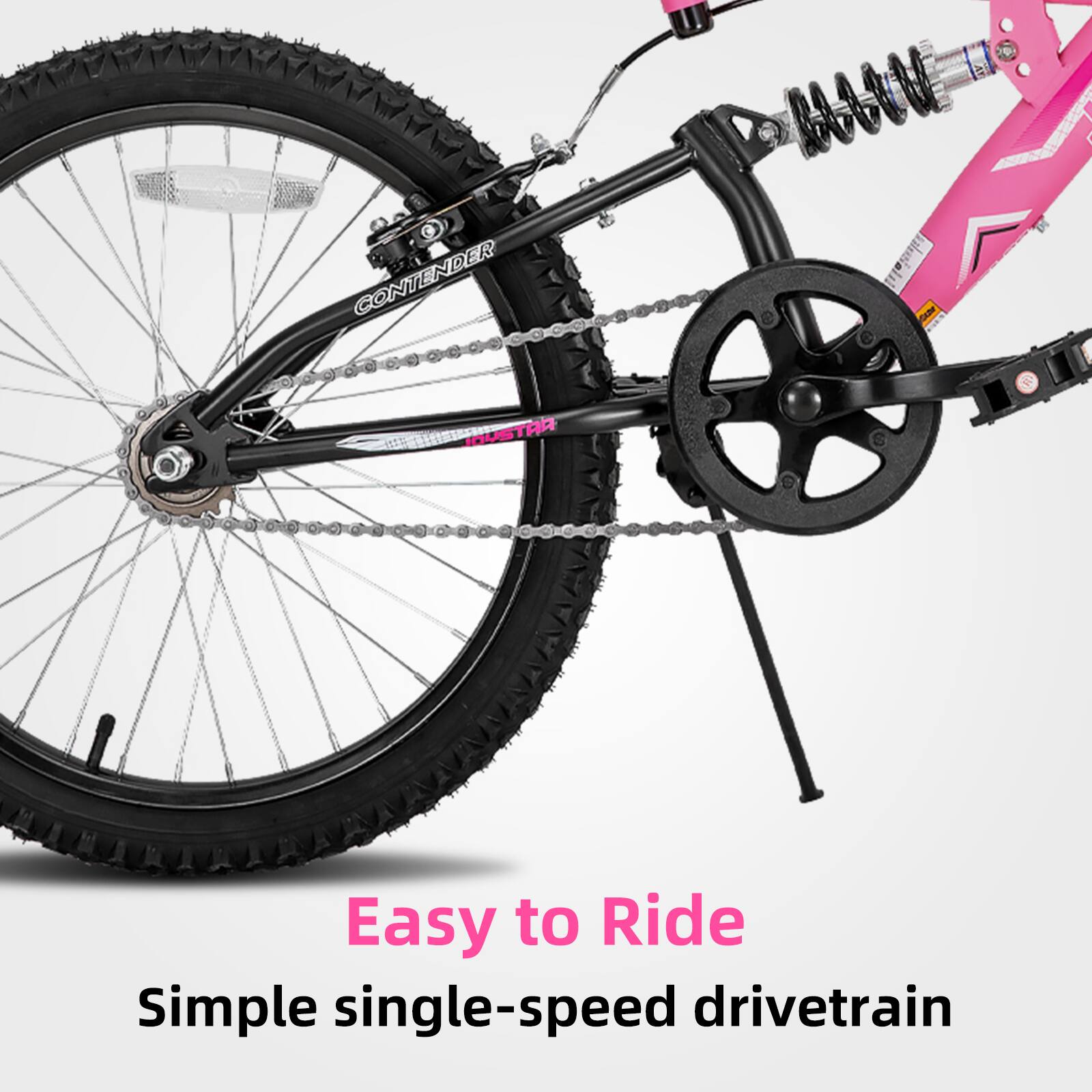 CONTENDER MAU i CAD USTAR  
Easy to Ride  
Simple single-speed drivetrain