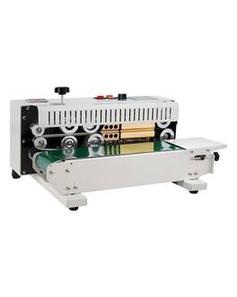 VEVOR - Continuous Bag Band Sealing Machine, 0.24-0.47 in/6-12 mm Seal Width, Horizontal Band Sealer Machine - Apricot color