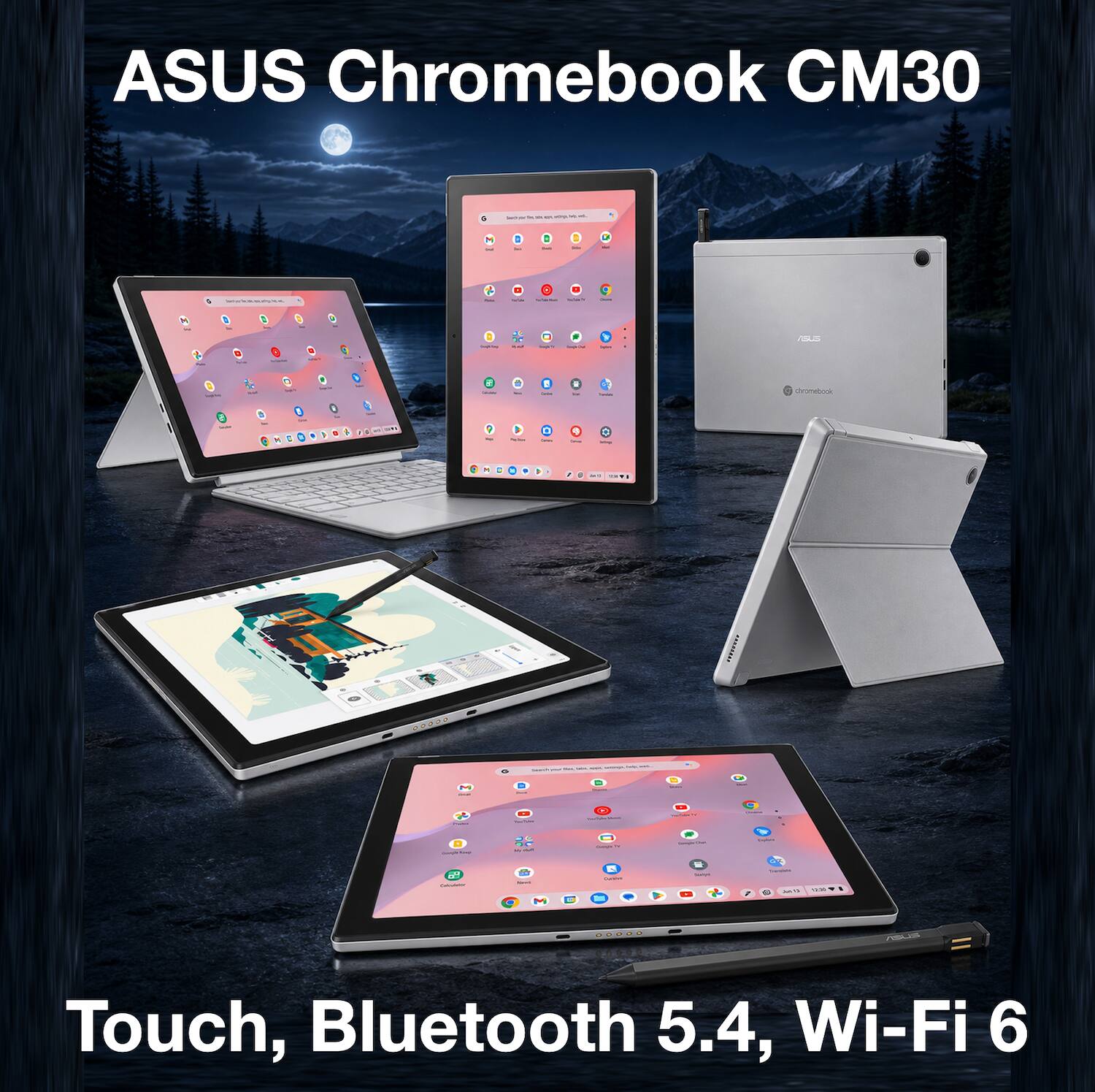 ASUS Chromebook CM30

Touch, Bluetooth 5.4, Wi-Fi 6