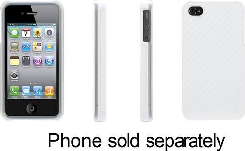 Front Standard. Griffin Technology - Elan Form Graphite Case for Apple® iPhone® 4 - Ice.