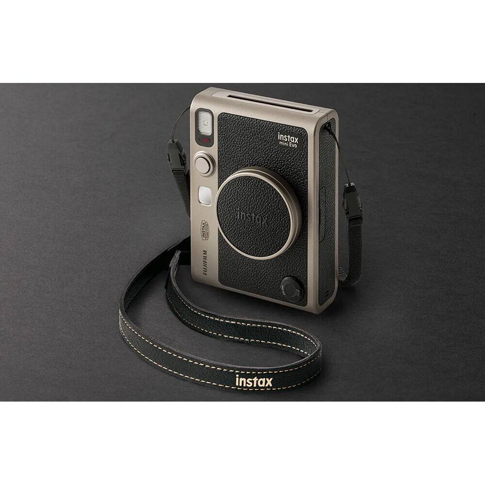 Fujifilm INSTAX Mini EVO Instant Camera Bundle Titanium Gold