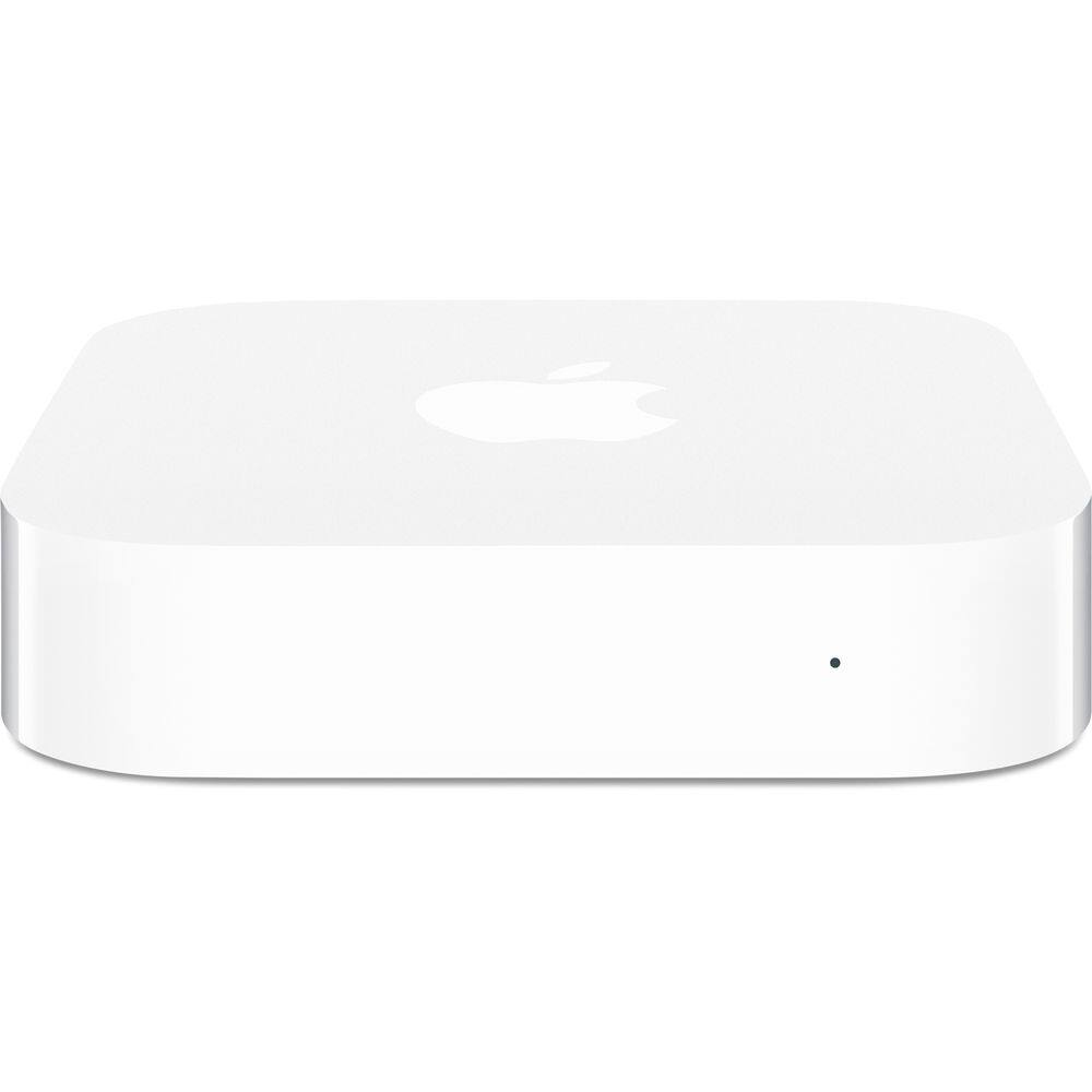 Front. Apple - AirPort Express Base Station - White.
