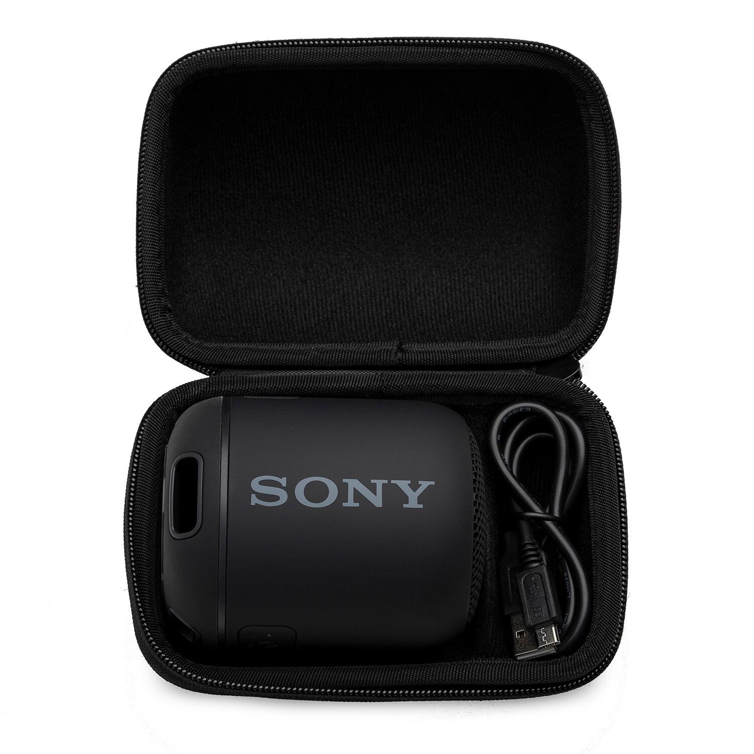 Back. Knox - Knox Gear Hard Shell Case Compatible with Sony SRSXB10 and SRSXB12 Speakers - Black.