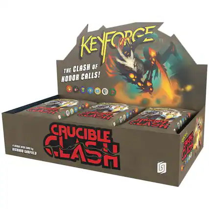Keyforge: The Clash of Honor Calls!
Crucible Clash
A Unique Deck Game by Richard Garfield