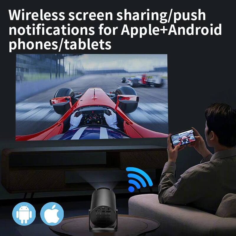 Wireless screen sharing/push notifications for Apple+Android phones/tablets