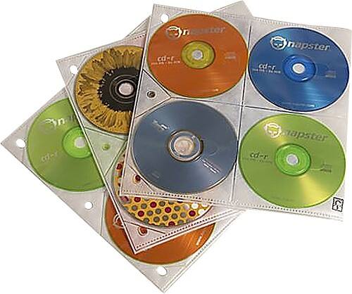 Front Standard. Case Logic - 200 Capacity CD Album Refill Pages.