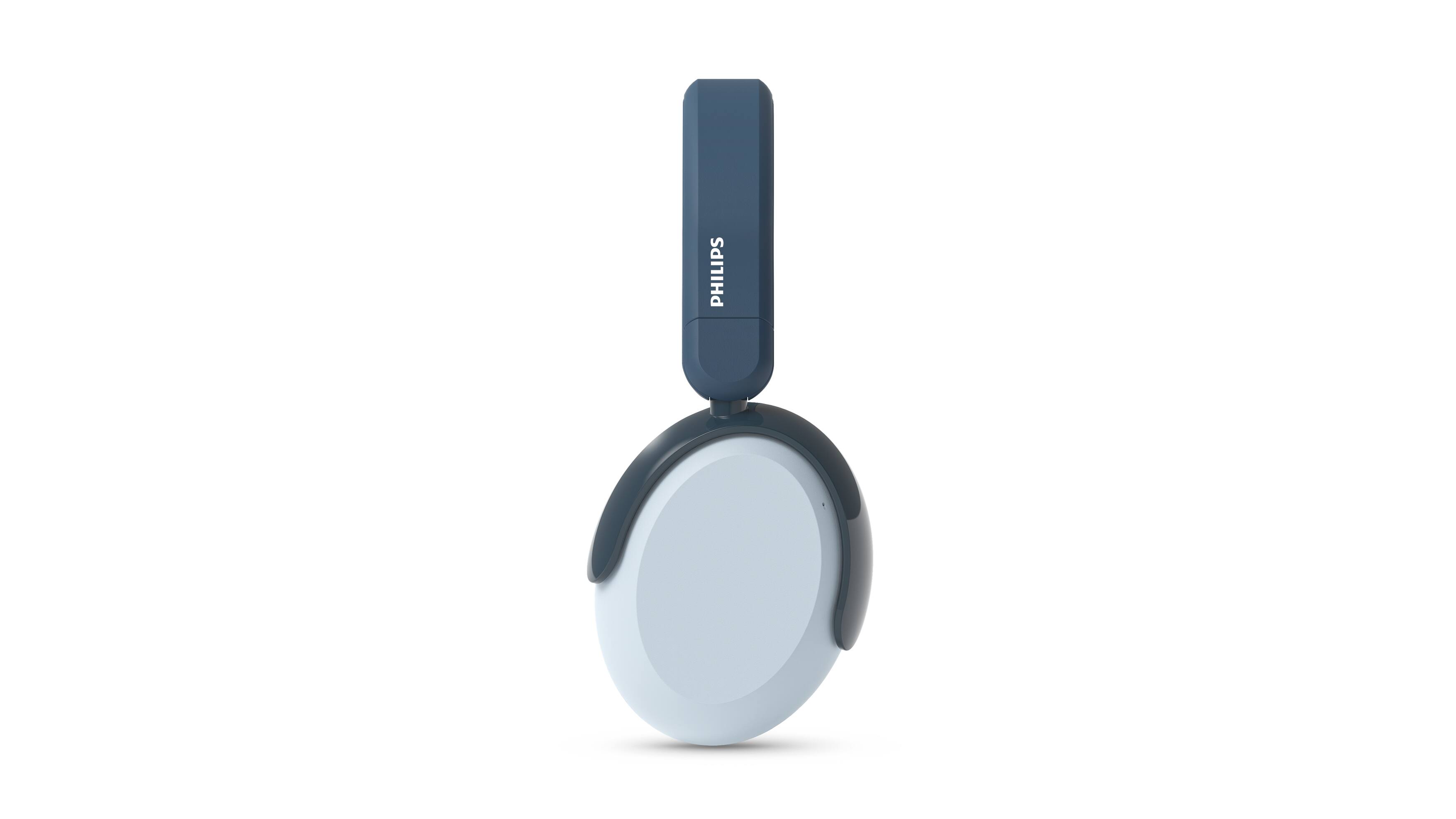 Alt View 2. Philips - TAK5500 Kids Wireless Over-Ear Bluetooth Headphones with Active Noise Canceling, 85dB Volume Limit, Audio Sharing - Real Teal.