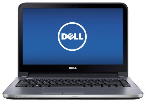 Front Standard. Dell - Inspiron 14" Touch-Screen Laptop - 8GB Memory - 1TB Hard Drive - Moon Silver.