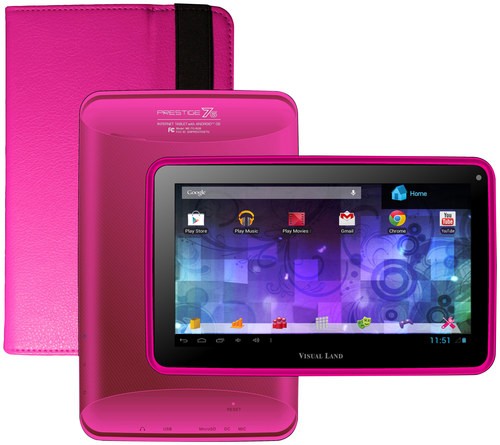  Visual Land - Prestige 7G 7 inch Tablet with 8GB Memory - Magenta