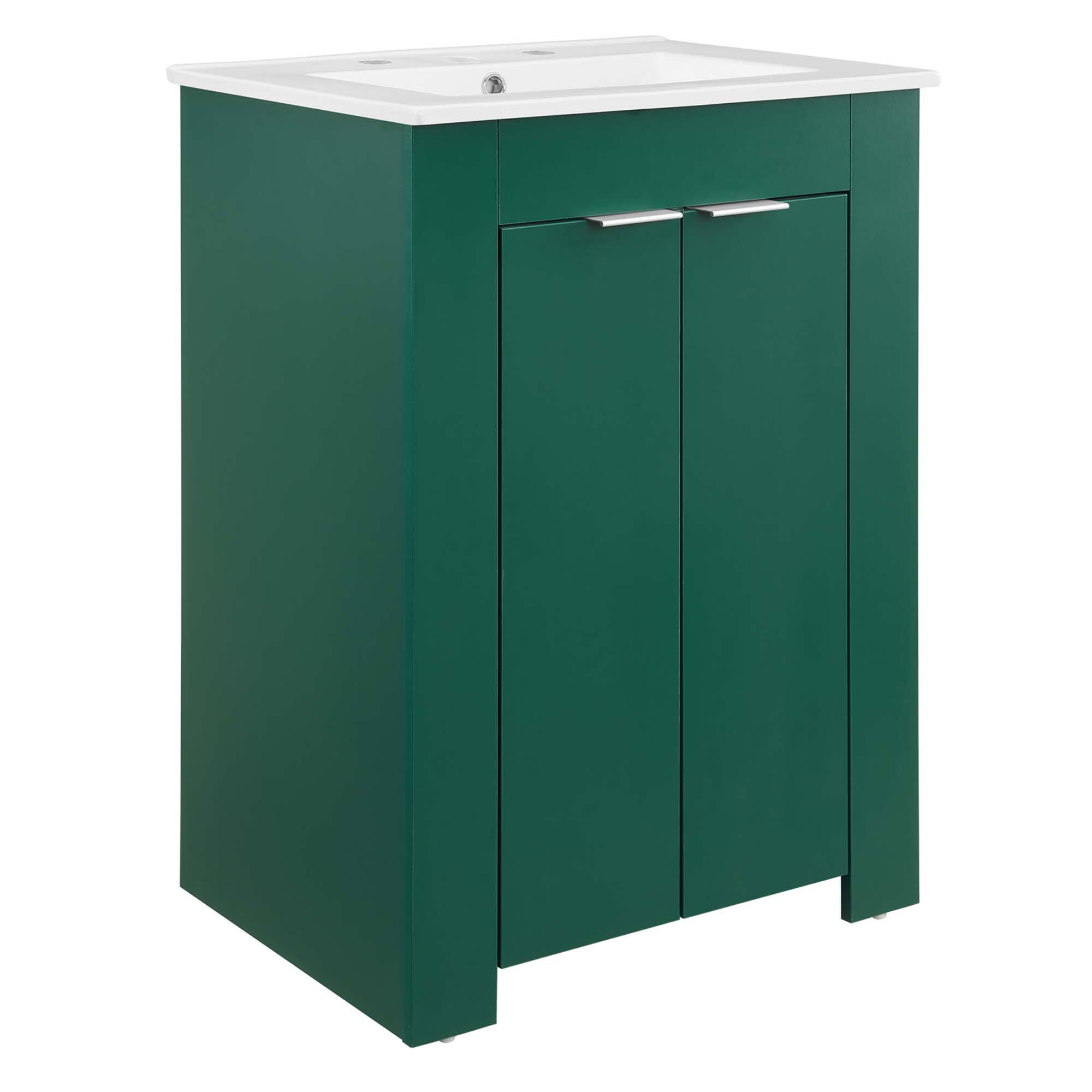 Green White