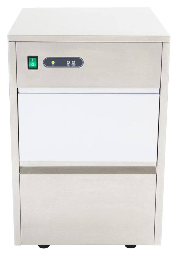 Whynter - 15" 44-Lb. Freestanding Icemaker - Stainless Steel
