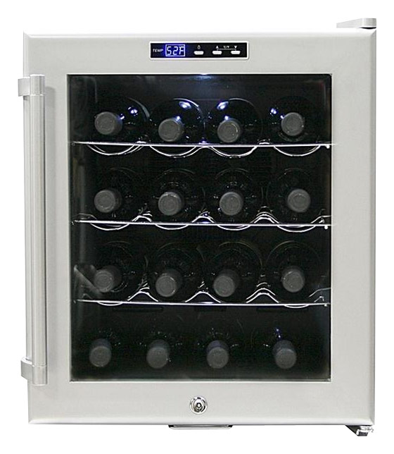 UPC 891207001163 product image for Whynter - SNO 16-Bottle Wine Refrigerator - Silver | upcitemdb.com