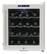 Front. Whynter - SNO 16-Bottle Wine Refrigerator - Silver.
