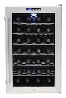 Whynter - SNO 28-Bottle Wine Cooler - Platinum - Front_Standard