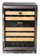 Whynter - 46-Bottle Wine Refrigerator - Black - Larger Front