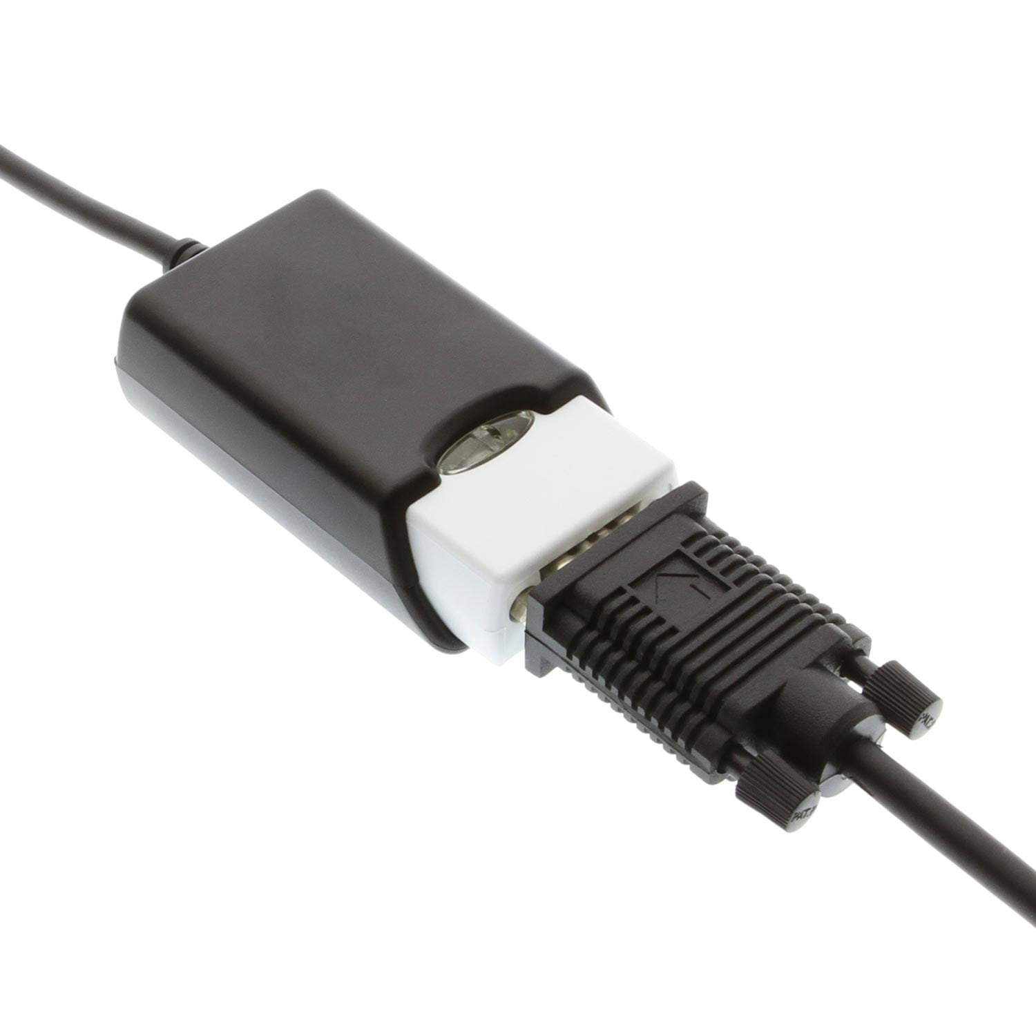 Alt View 2. USBGear - USB to Serial Adapter - DIP Switch Configuration for RS-232 RS-422 RS-485 - Features FTDI Chip, Surge Protection, LEDs - Black.