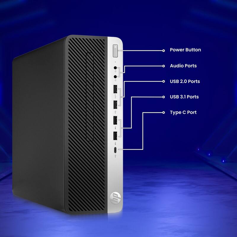 Power Button  
Audio Ports  
USB 2.0 Ports  
USB 3.1 Ports  
Type C Port