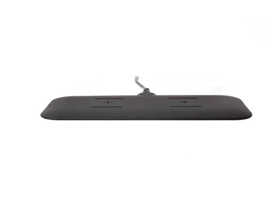 Left. TYLT - Tylt Sabre Dual Wireless Charging Mat Fastest Dual Wireless Charger Premium Slim Design 15W Black - Black.