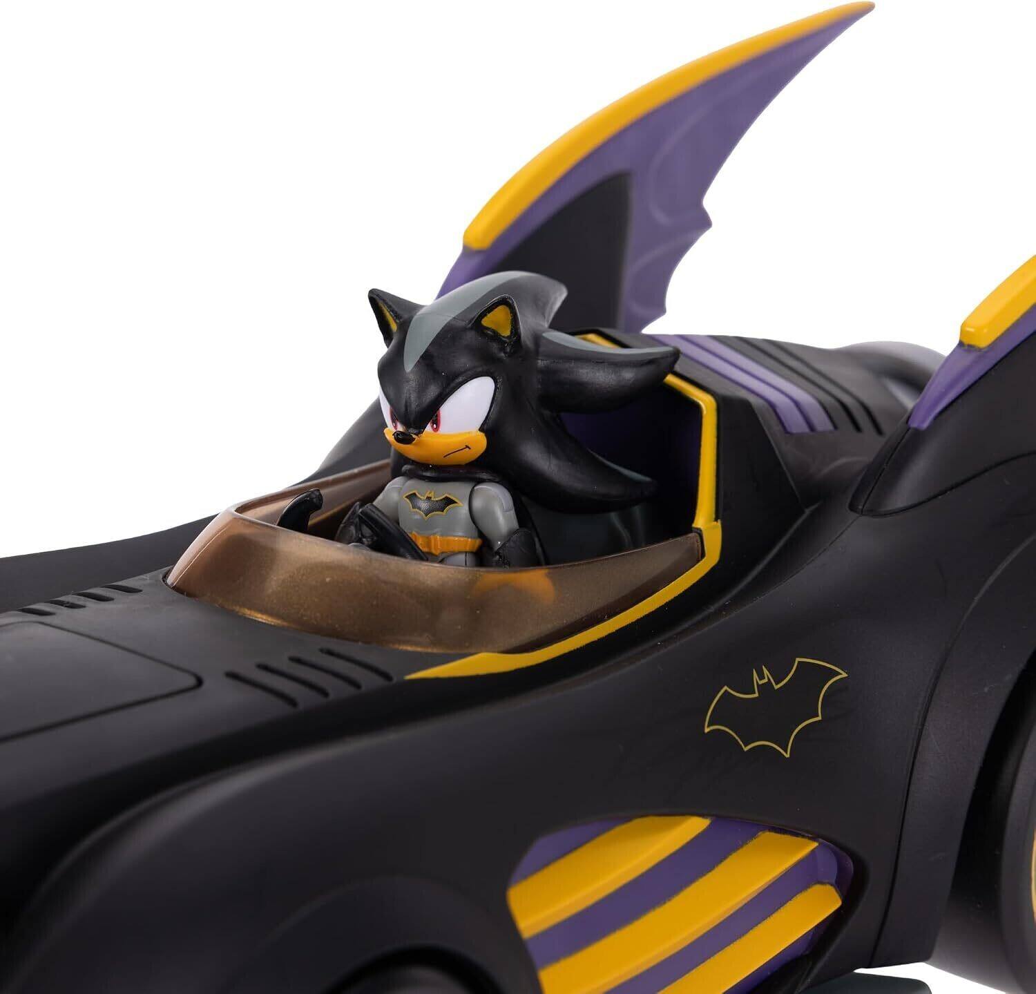 Alt View 3. Jakks Pacific - Jakks Pacific - DC x Sonic the Hedgehog Batmobile & Shadow Batman   - COLLECTIBLES - Multicolor.