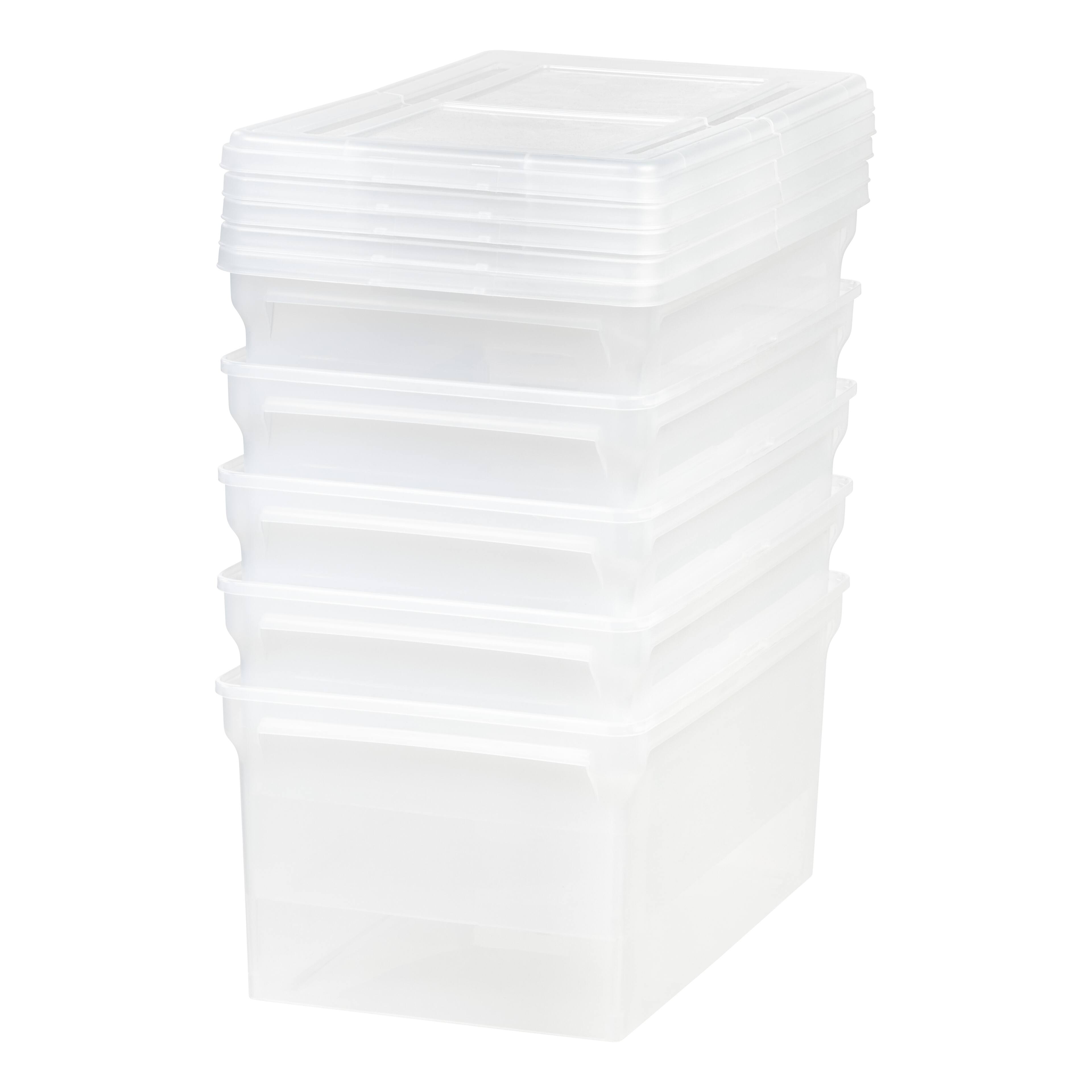 Alt View 2. IRIS USA - IRIS USA Letter Legal Size Plastic File Box, Home Organizing Storage Container.