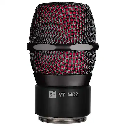 Front. sE Electronics - V7-MC2-BLK V7 Mic Capsule for Sennheiser Wireless in Black.